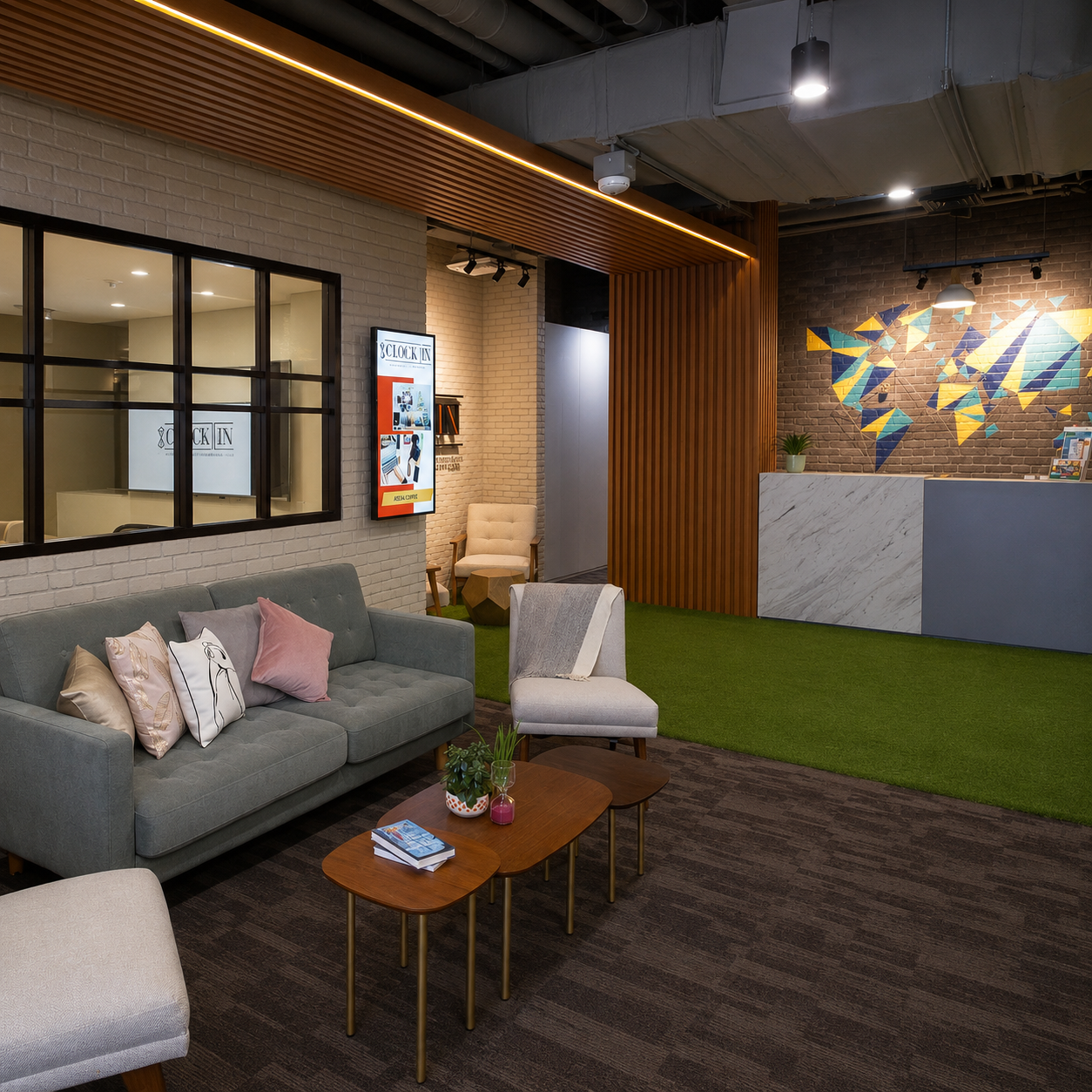 Clock In by Ayala Land Offices — ATC Corporate Center workspace view 4